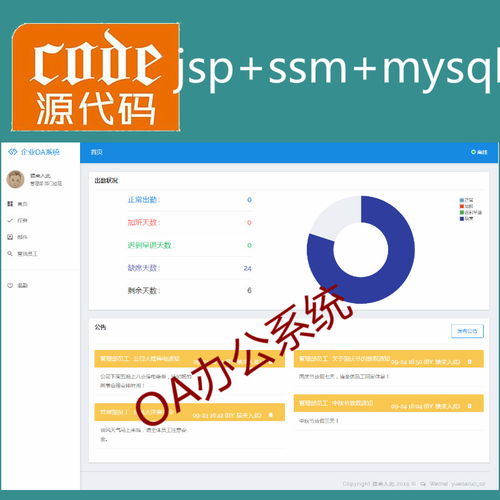 jsp ssm mysql實現的簡單的oa辦公管理系統