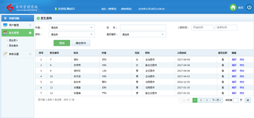 java+ssm+mysql醫院住院管理系統